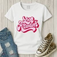 Love The Attention Funny Retro Women's T-Shirt thumb 3