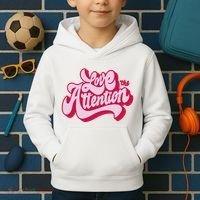 Love The Attention Funny Retro Kids Hoodie thumb 2