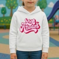 Love The Attention Funny Retro Kids Hoodie thumb 3