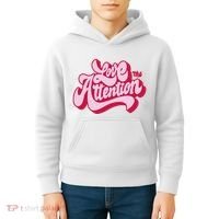 Love The Attention Funny Retro Kids Hoodie thumb 4