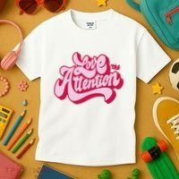 Love The Attention Funny Retro Kids T-Shirt thumb 3