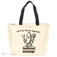 LetS Talk About Buttered Sausage Tote Bag thumb 0