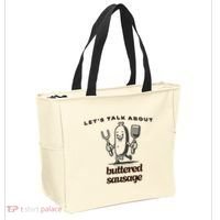 LetS Talk About Buttered Sausage Tote Bag thumb 2