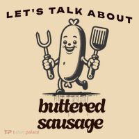 LetS Talk About Buttered Sausage Tote Bag thumb 4
