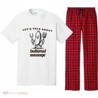 LetS Talk About Buttered Sausage Pajama Set thumb 0