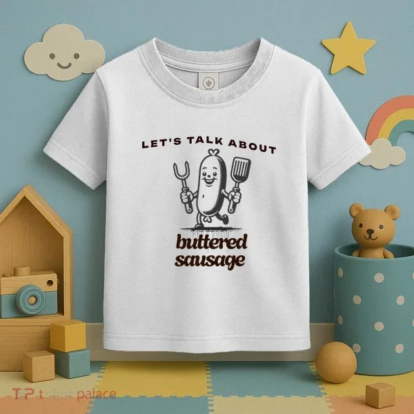 LetS Talk About Buttered Sausage Toddler T-Shirt