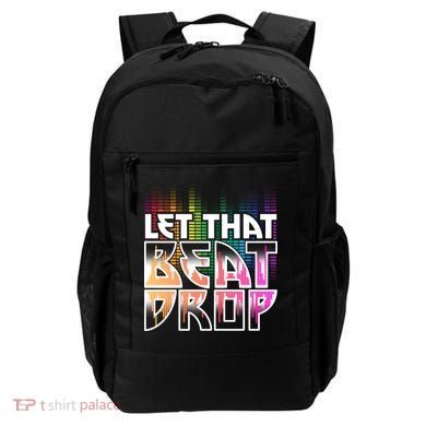 Let That Beat Drop Rainbow Equalizer Dance Music Lover Backpack