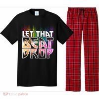 Let That Beat Drop Rainbow Equalizer Dance Music Lover Pajama Set thumb 0