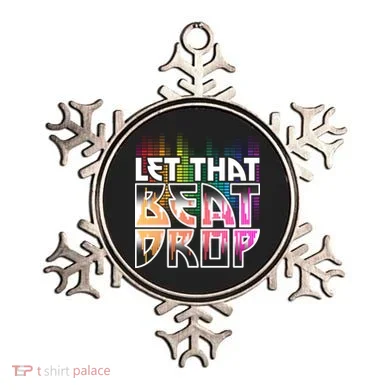 Let That Beat Drop Rainbow Equalizer Dance Music Lover Ornament