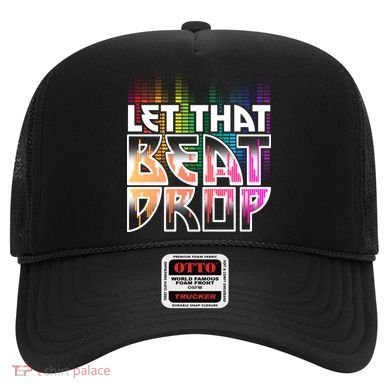 Let That Beat Drop Rainbow Equalizer Dance Music Lover Hat