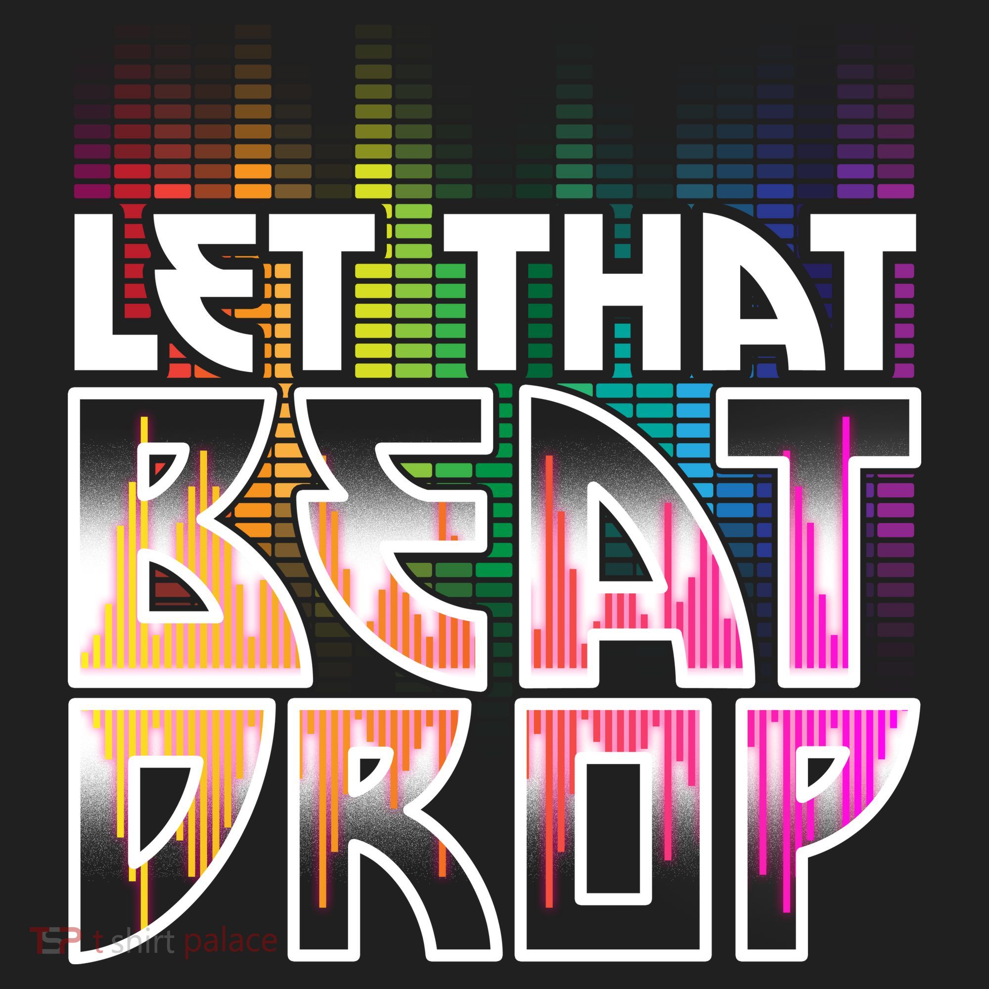 Let That Beat Drop Rainbow Equalizer Dance Music Lover Hat