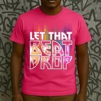 Let That Beat Drop Rainbow Equalizer Dance Music Lover T-Shirt thumb 3
