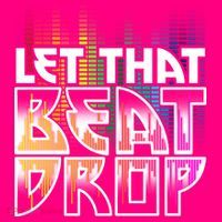 Let That Beat Drop Rainbow Equalizer Dance Music Lover Button thumb 1