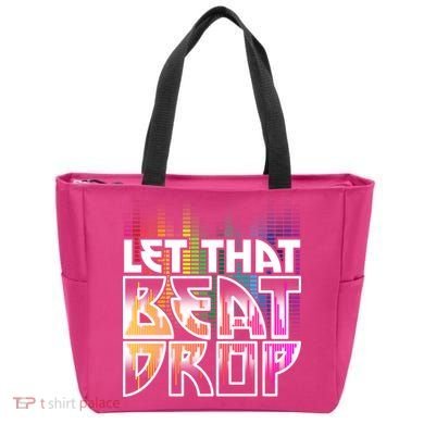 Let That Beat Drop Rainbow Equalizer Dance Music Lover Tote Bag