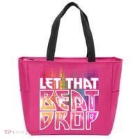 Let That Beat Drop Rainbow Equalizer Dance Music Lover Tote Bag thumb 0