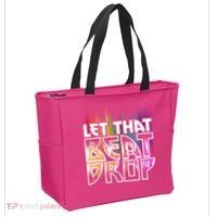 Let That Beat Drop Rainbow Equalizer Dance Music Lover Tote Bag thumb 2