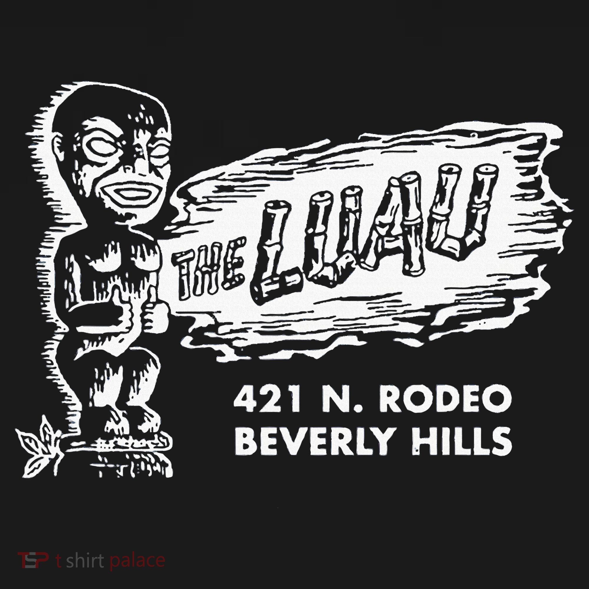 Luau Tiki Bar Beverly Hills Los Angeles Women's Hoodie