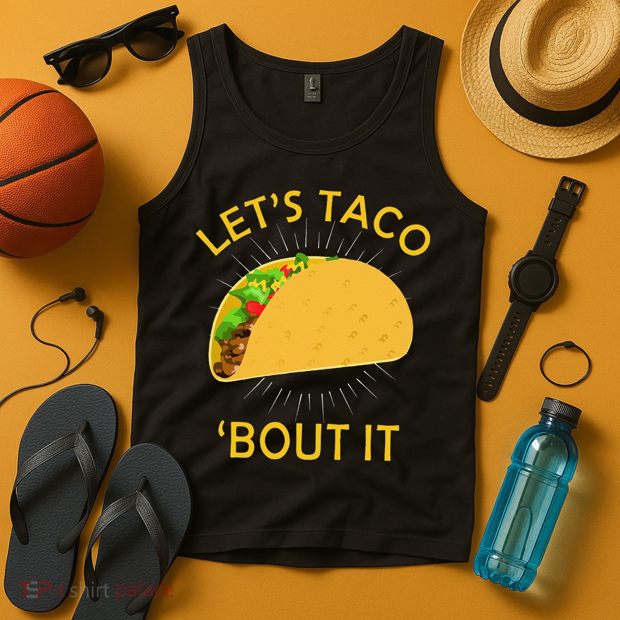 Let's Taco Bout It Taco Cinco De Mayo Tee Gift Tank Top