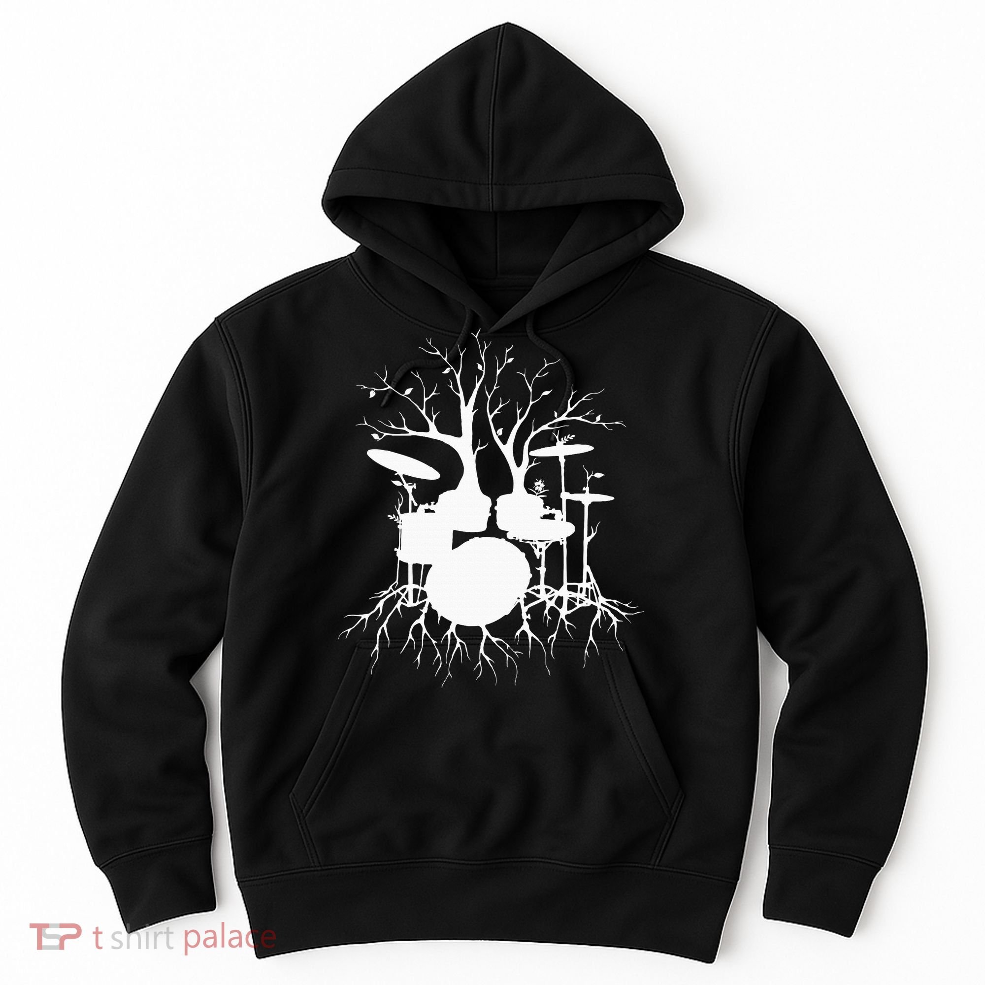 Live The Beat Drum  Drummer Gift For Musician Hoodie