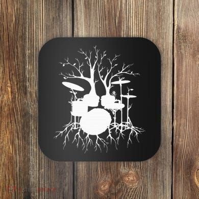 Live The Beat Drum  Drummer Gift For Musician Coaster