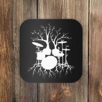 Live The Beat Drum  Drummer Gift For Musician Coaster thumb 0