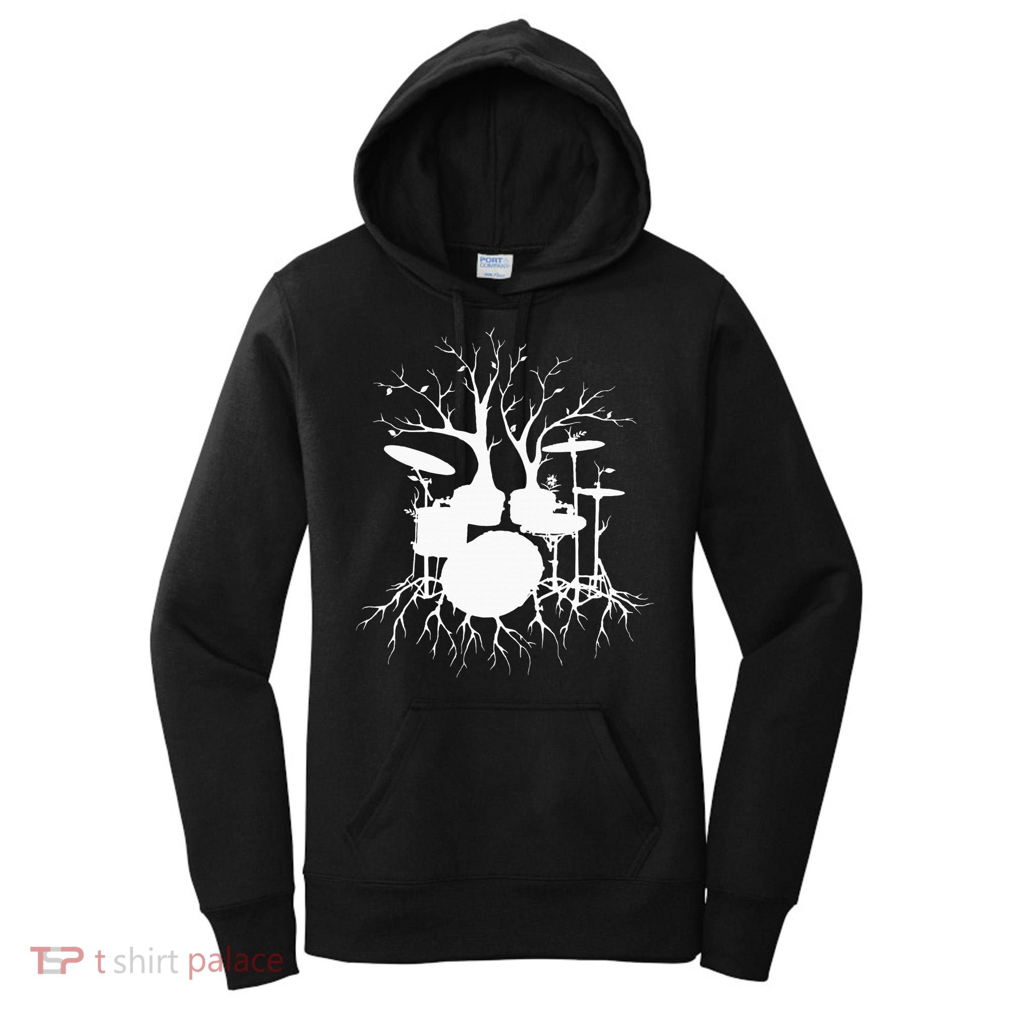 Live The Beat Drum  Drummer Gift For Musician Women's Hoodie