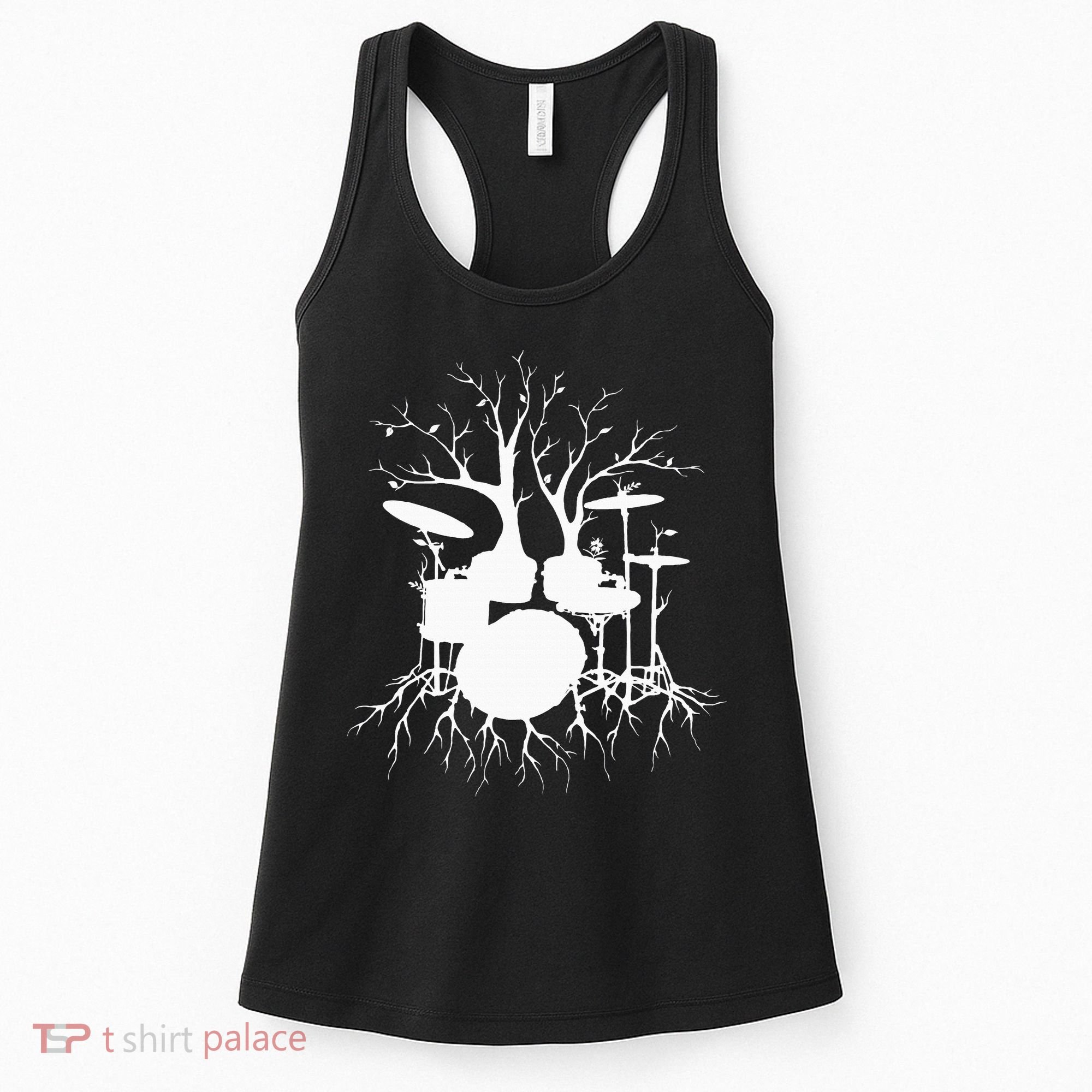 Live The Beat Drum  Drummer Gift For Musician Women's Tank Top
