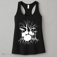 Live The Beat Drum  Drummer Gift For Musician Women's Tank Top thumb 3