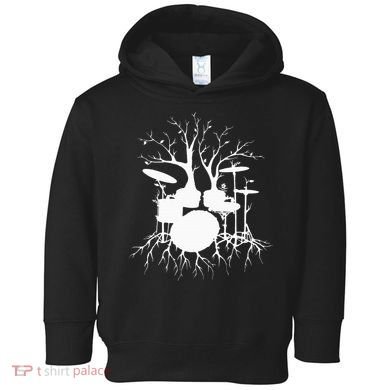 Live The Beat Drum  Drummer Gift For Musician Toddler Hoodie