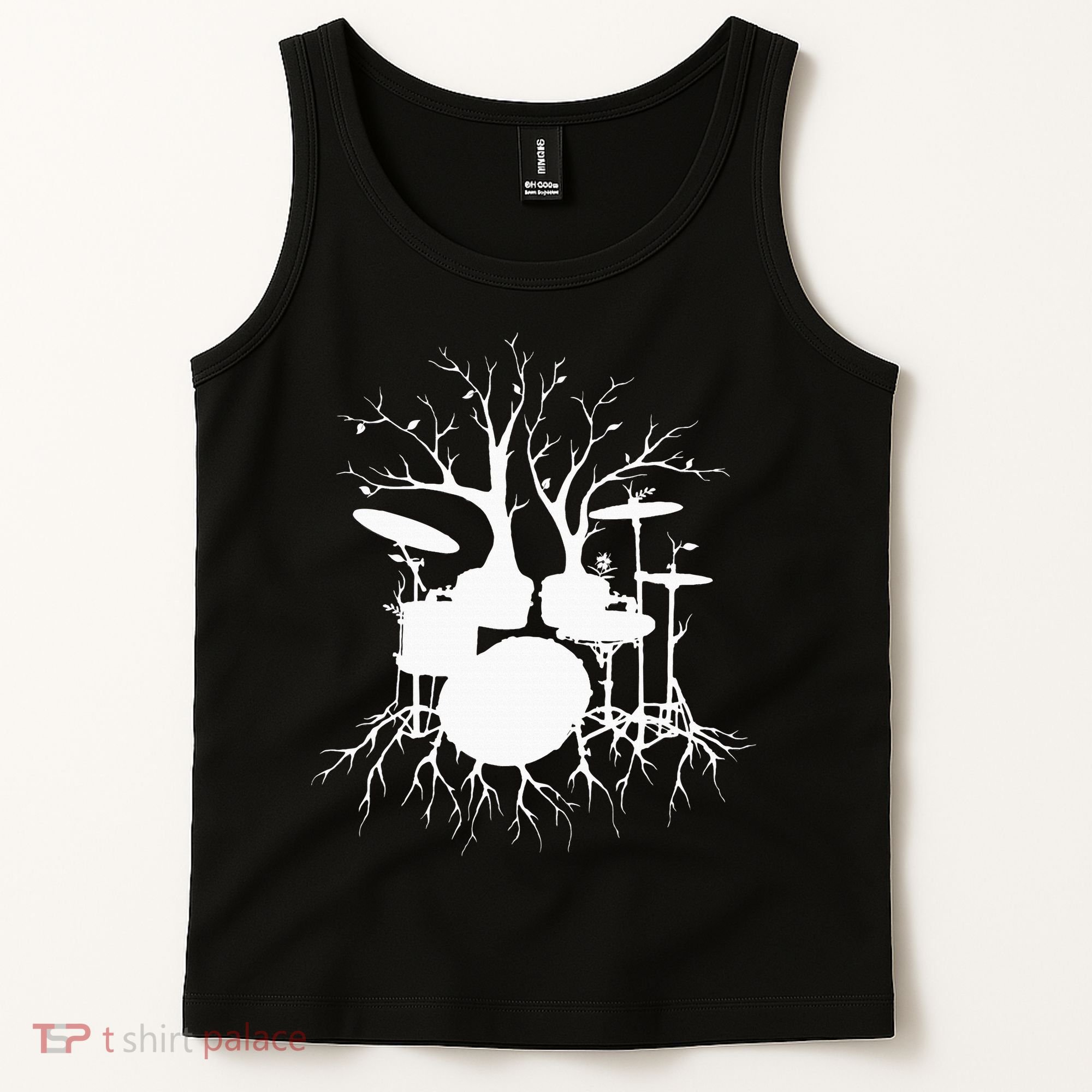 Live The Beat Drum  Drummer Gift For Musician Tank Top