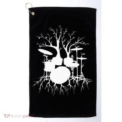 Live The Beat Drum  Drummer Gift For Musician Golf Towel
