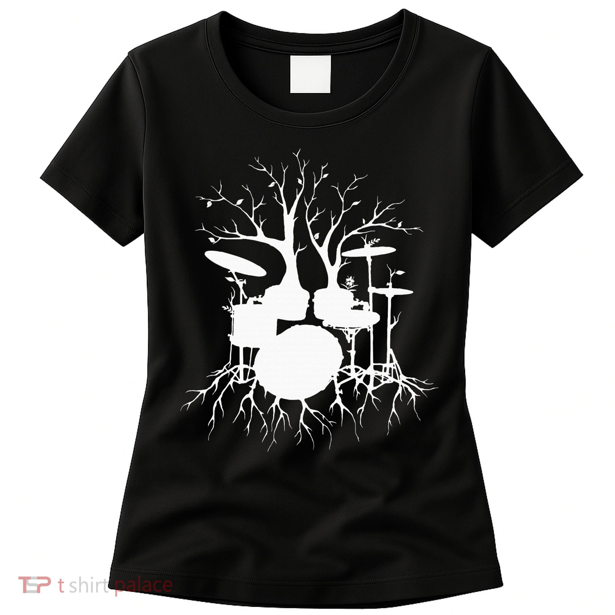 Live The Beat Drum  Drummer Gift For Musician Women's T-Shirt