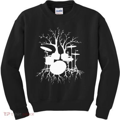 Live The Beat Drum  Drummer Gift For Musician Kids Sweatshirt