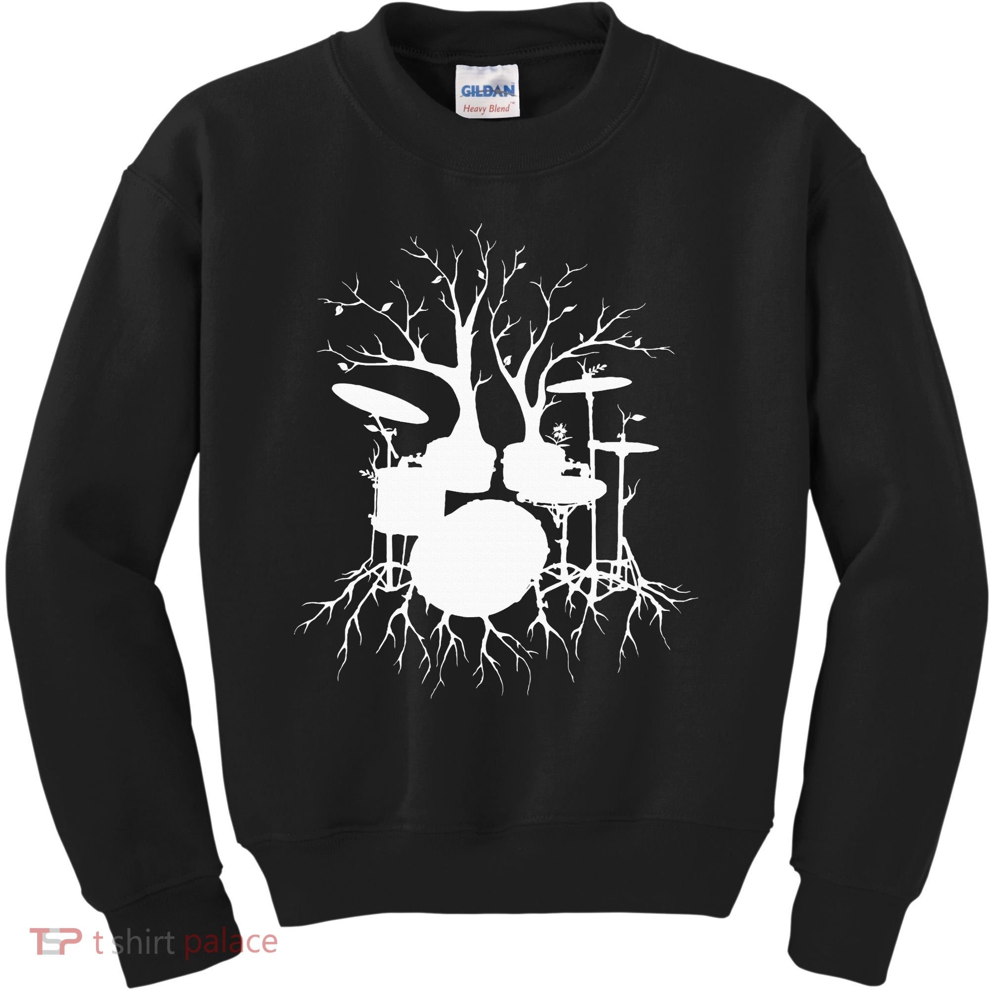 Live The Beat Drum  Drummer Gift For Musician Kids Sweatshirt