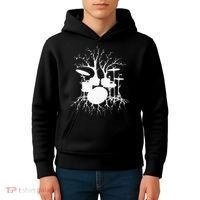Live The Beat Drum  Drummer Gift For Musician Kids Hoodie thumb 4