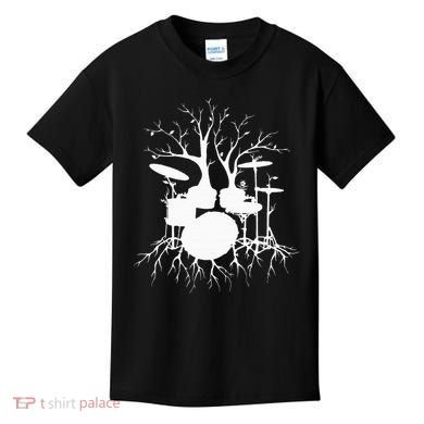 Live The Beat Drum  Drummer Gift For Musician Kids T-Shirt