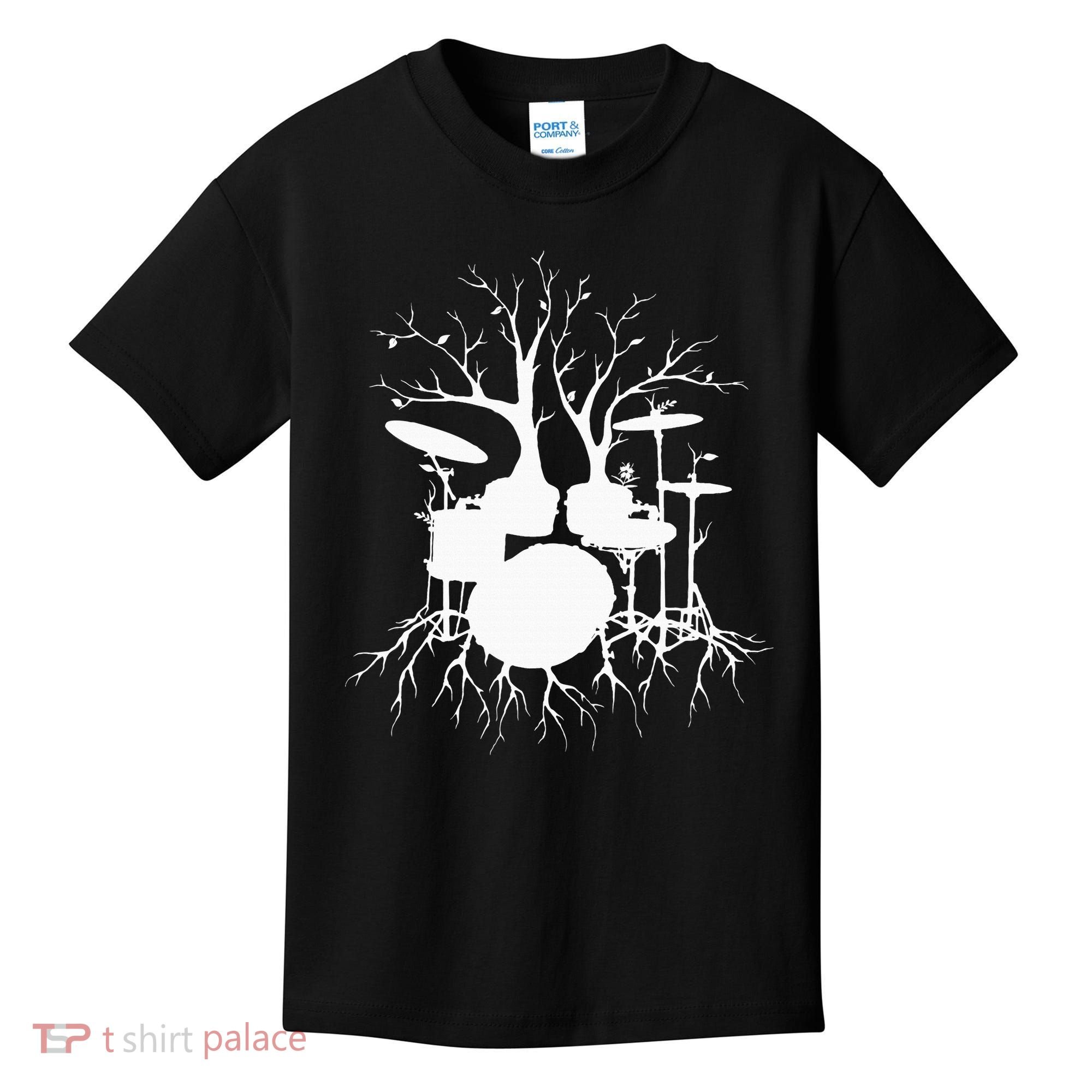 Live The Beat Drum  Drummer Gift For Musician Kids T-Shirt
