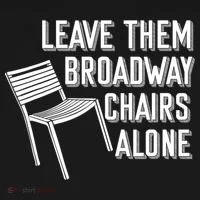 Leave Them Broadway Chairs Alone Doggie Tank thumb 4