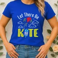 Let There Be Kite Kite Flying Funny Gift Women's T-Shirt thumb 2