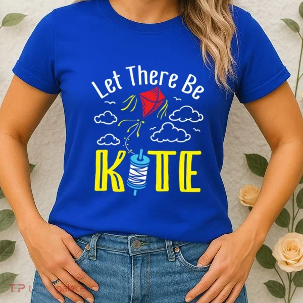 Let There Be Kite Kite Flying Funny Gift Women's T-Shirt