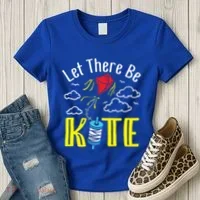 Let There Be Kite Kite Flying Funny Gift Women's T-Shirt thumb 3