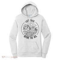 Last Trail Before The Veil Bachelorette Bridesmaid Hiking Women's Hoodie thumb 0
