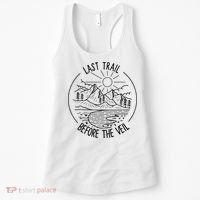 Last Trail Before The Veil Bachelorette Bridesmaid Hiking Women's Tank Top thumb 0