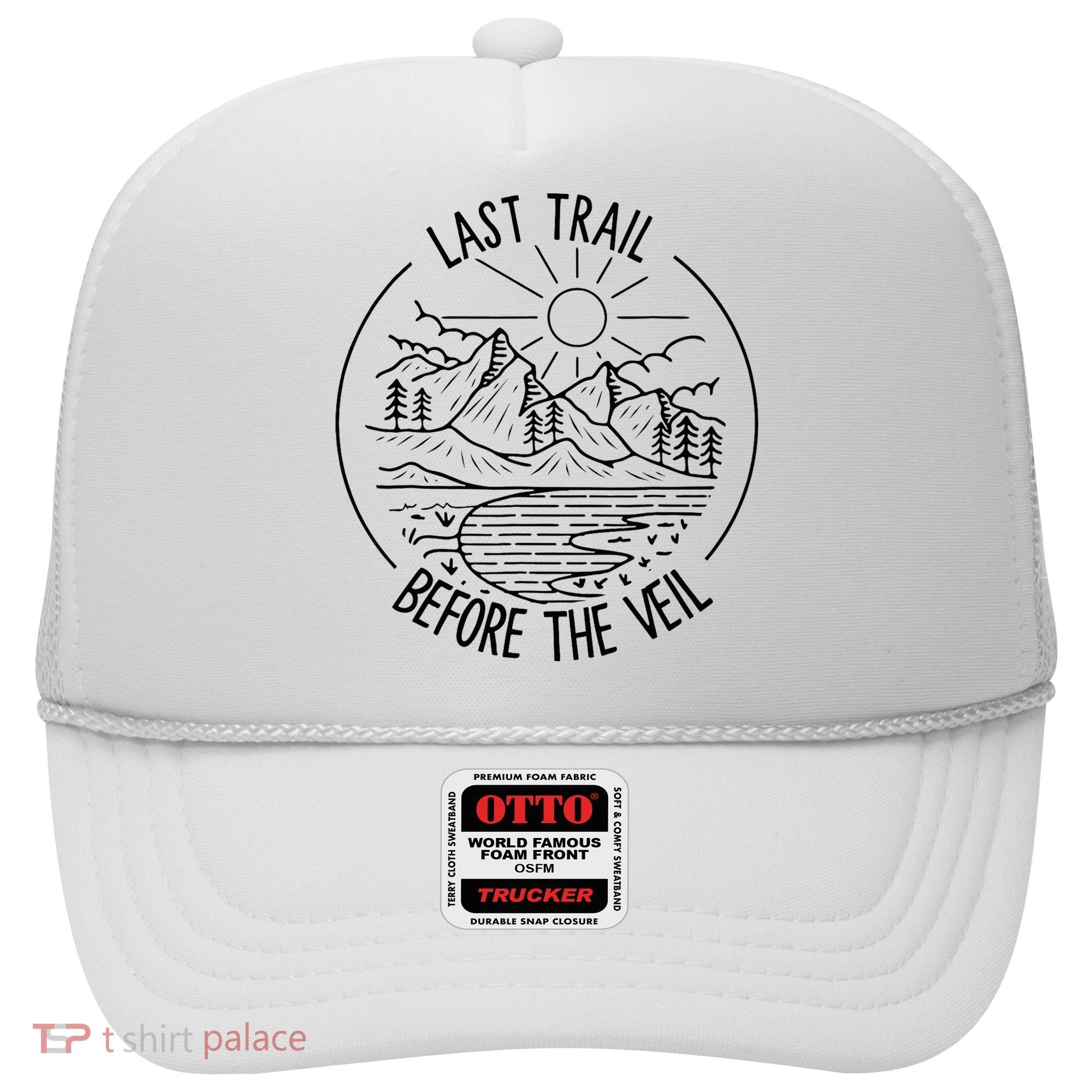 Last Trail Before The Veil Bachelorette Bridesmaid Hiking Hat