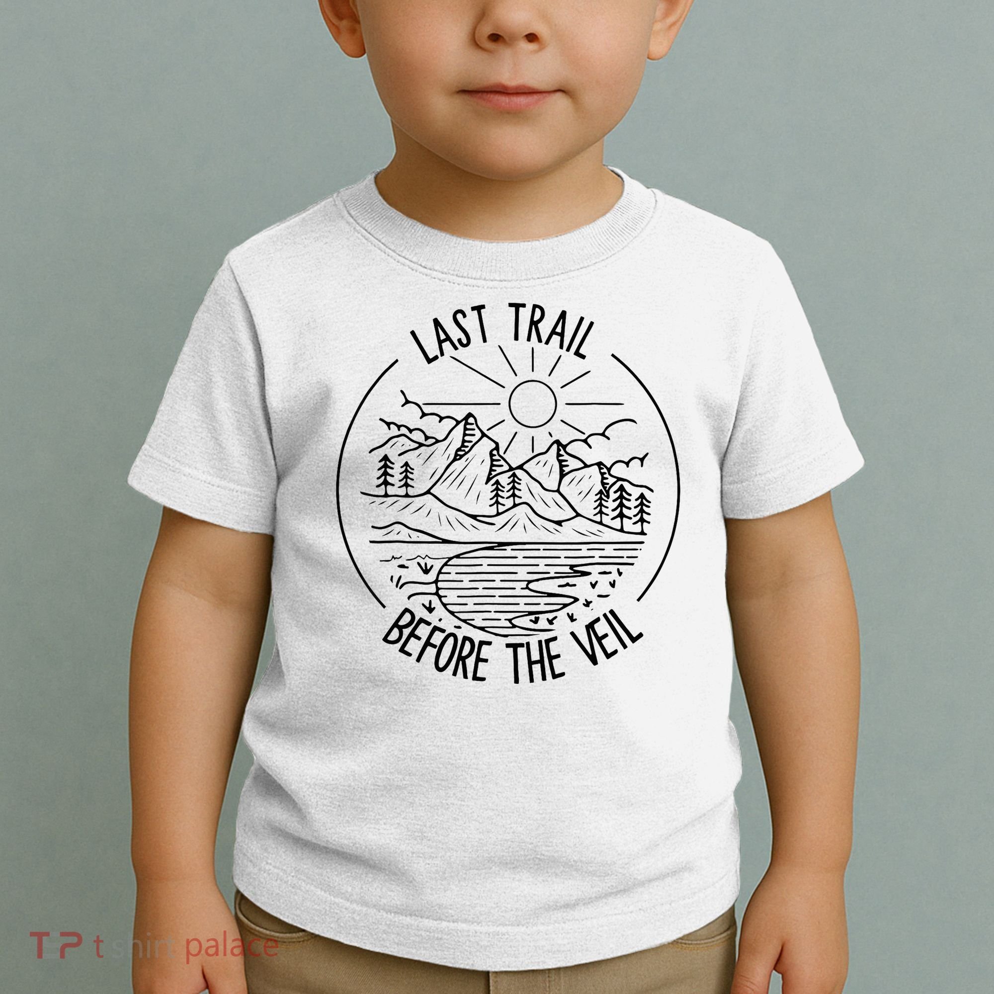 Last Trail Before The Veil Bachelorette Bridesmaid Hiking Toddler T-Shirt
