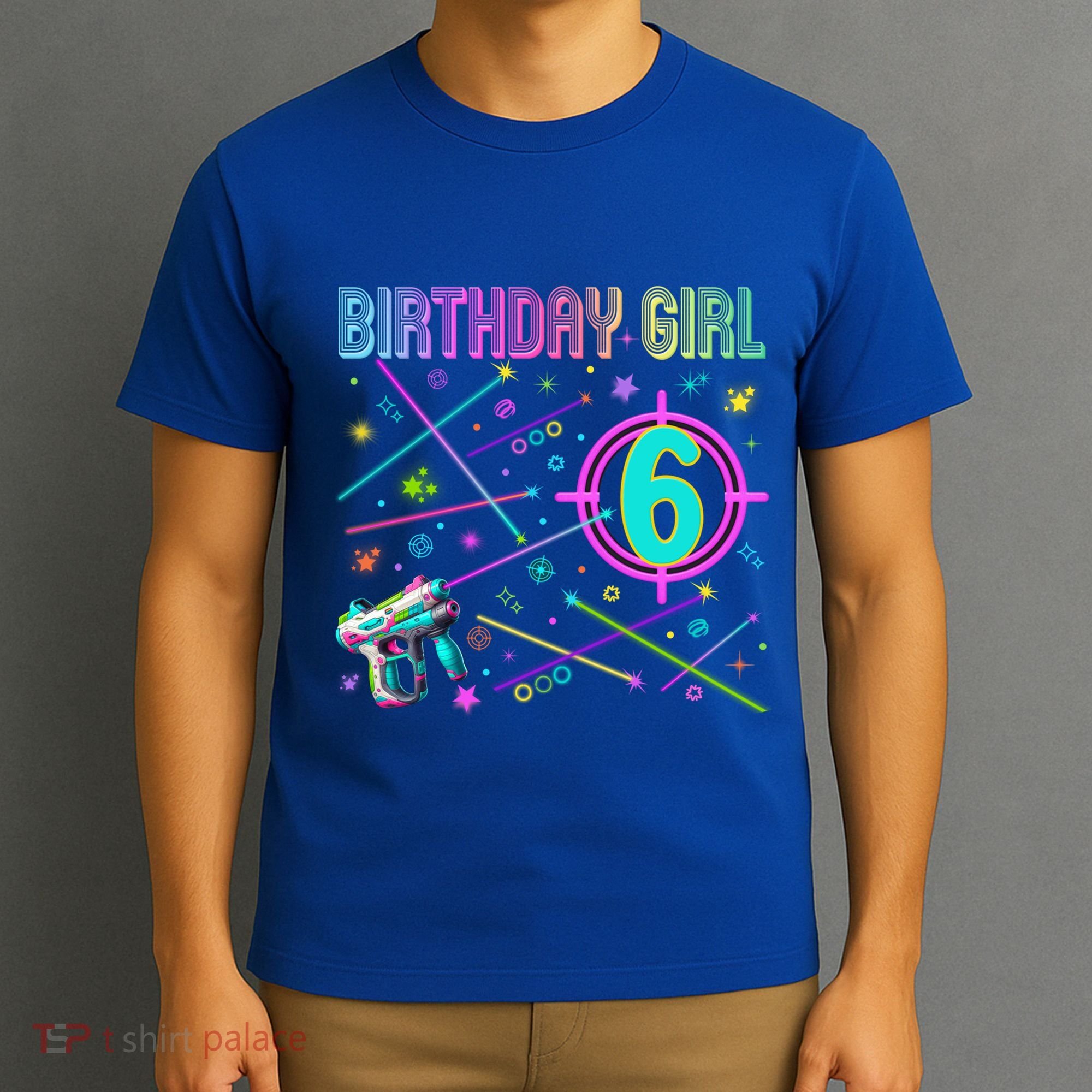 Laser Tag Birthday Group Game On Gift T-Shirt