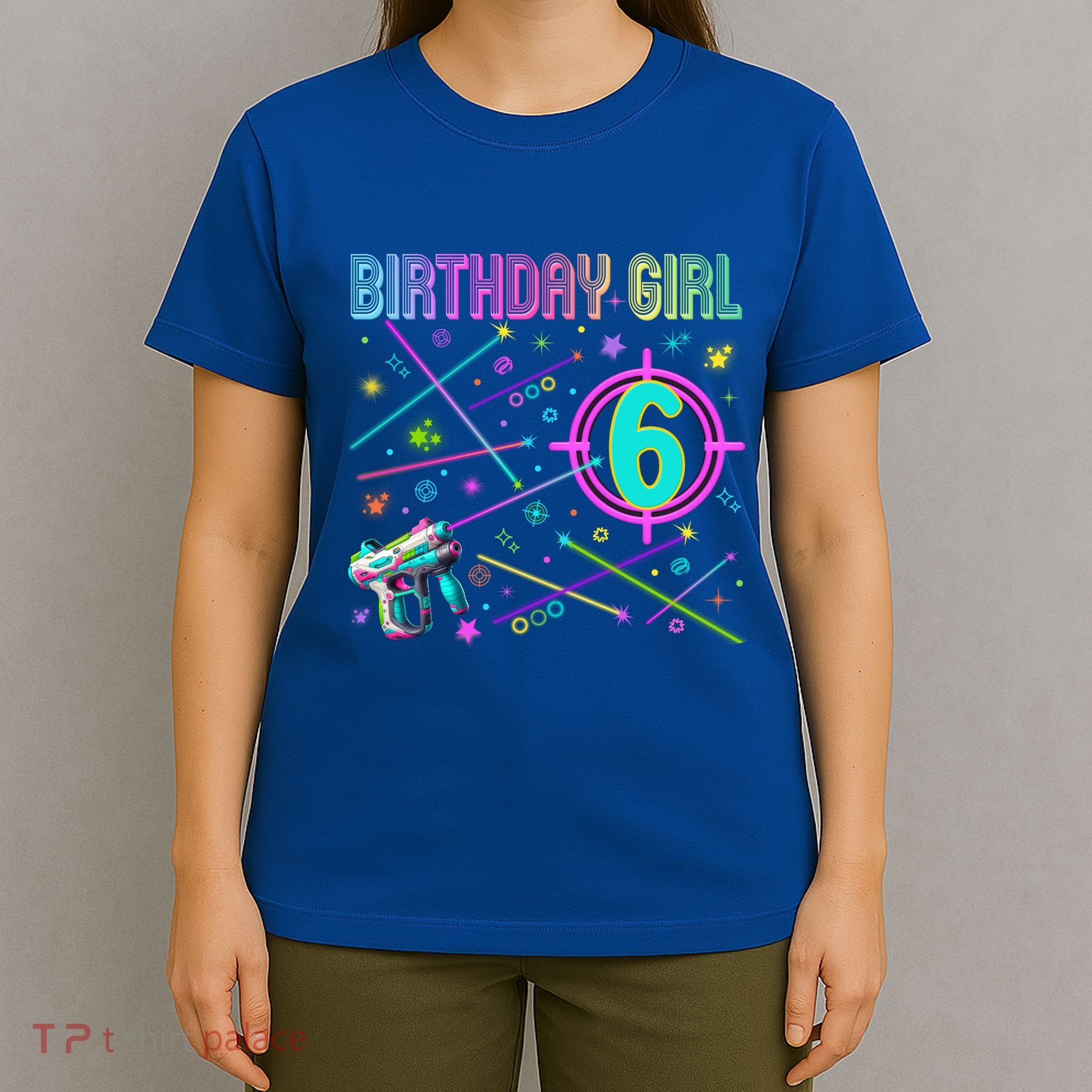 Laser Tag Birthday Group Game On Gift T-Shirt