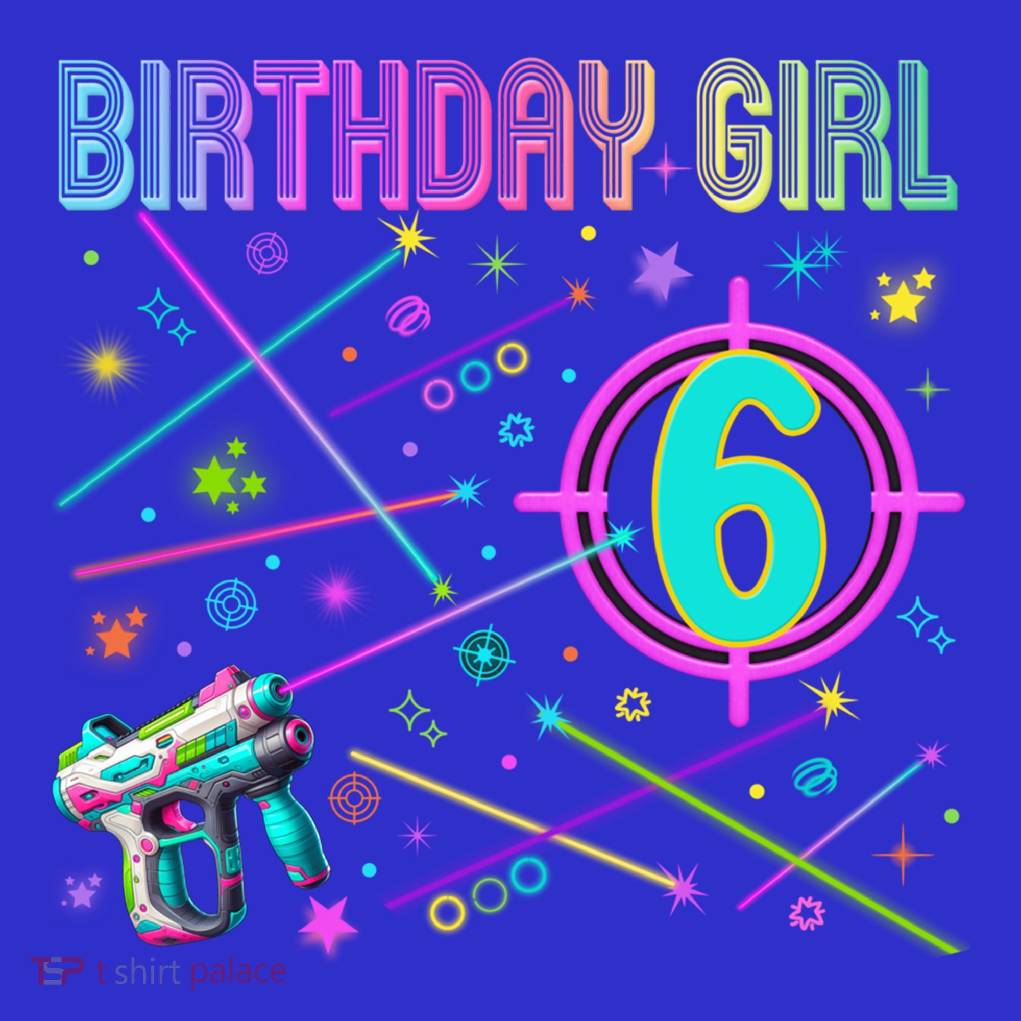 Laser Tag Birthday Group Game On Gift T-Shirt