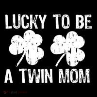 Lucky To Be A Twin Mom St Patrick's Day Coffee Mug thumb 5