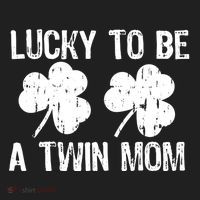 Lucky To Be A Twin Mom St Patrick's Day Tumbler thumb 3
